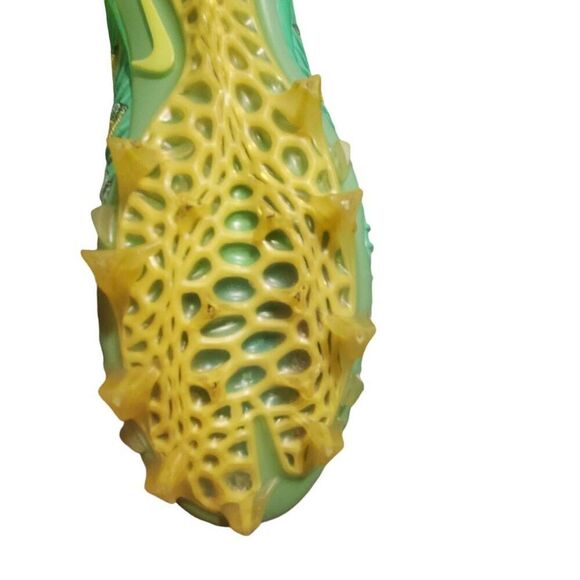 Nike Alpha Pro 2 Mid TD Men's Football Cleats Black Green Yellow 719927-010 Size - Picture 7 of 10